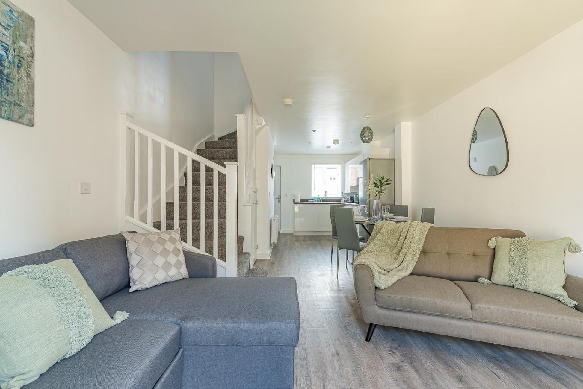 Beautiful New House In Derby For Up To 5 Guests, Suitable For Families Contractors Nhs Staff Etc מראה חיצוני תמונה